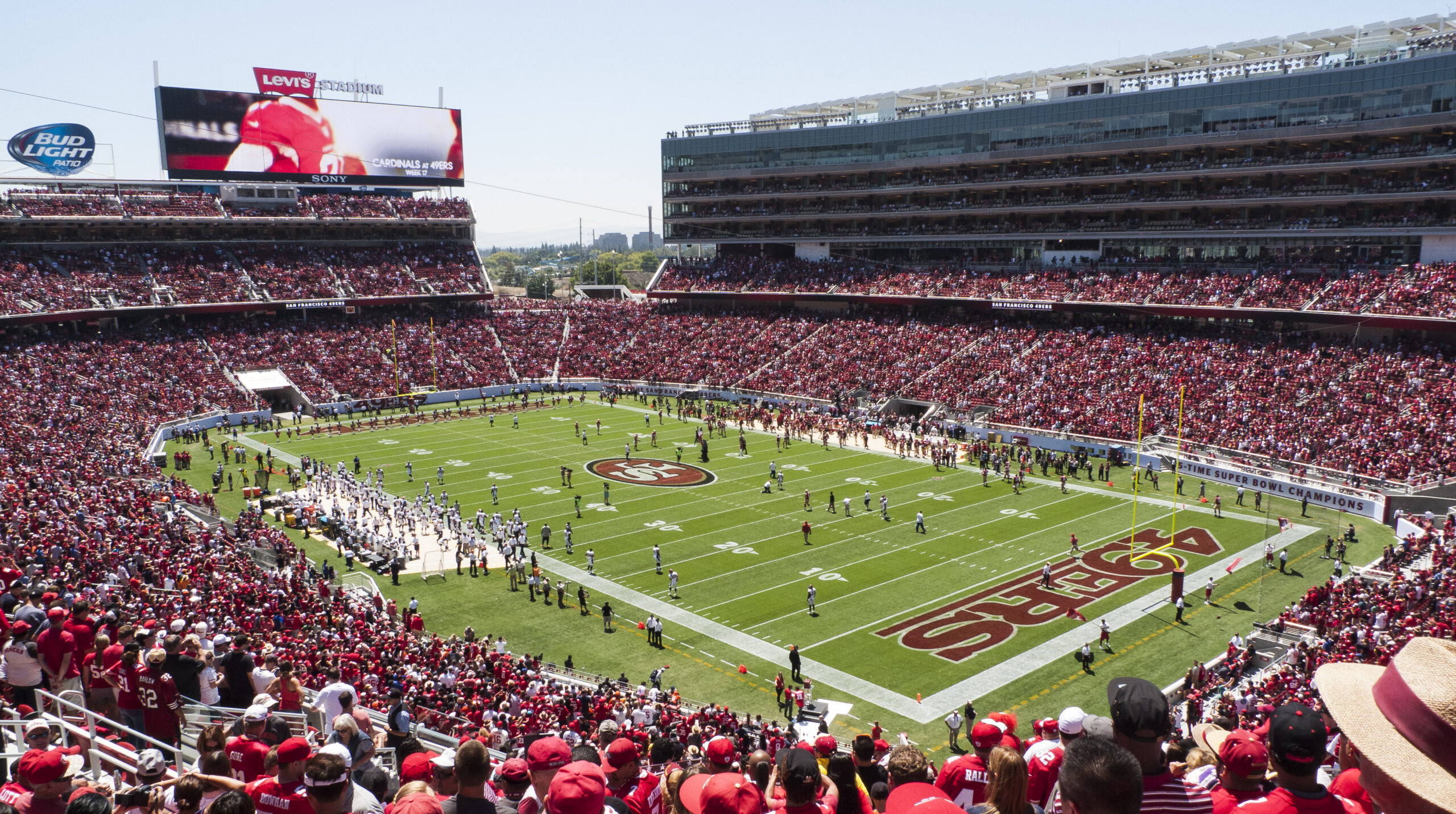 Broncos vs 49ers preseason game at Levi’s Stadium