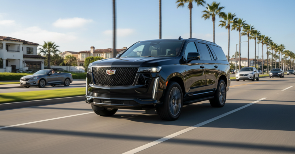 Executive Private Car Transportation from Orange County to Los Angeles
