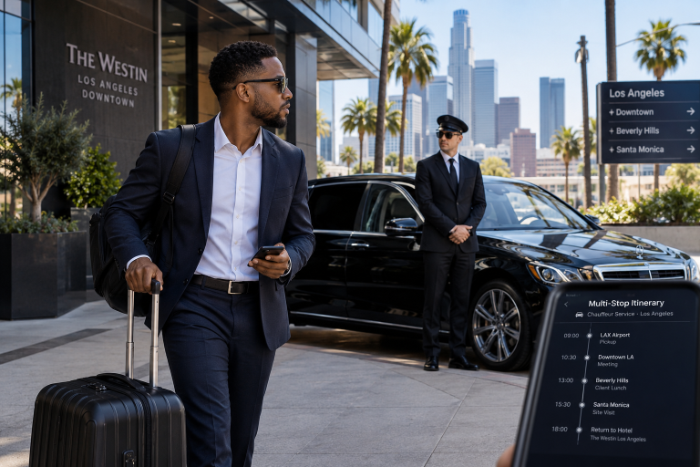 Why Choose an Hourly Chauffeur Over Multiple Rideshare Trips in Los Angeles?